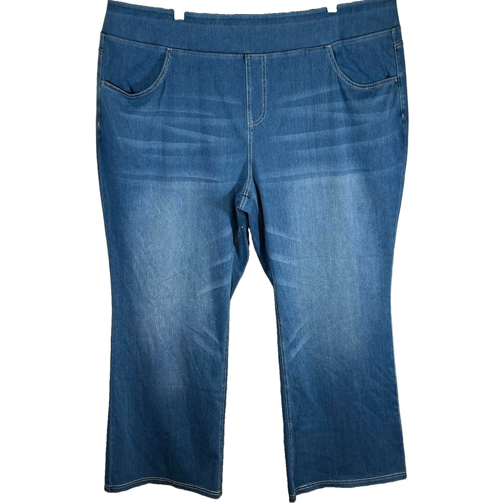 Halara Flex Denim Jeans Women's Size 3XL Blue Pull On Stretch Lightweight New